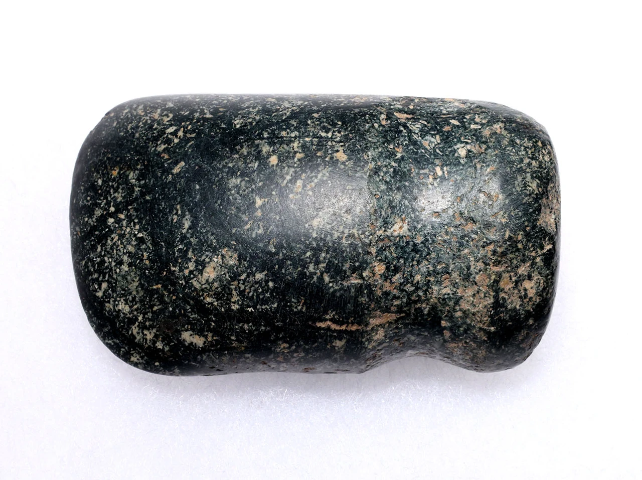 COMPACT POLISHED INCA PRE-COLUMBIAN GROOVED  STONE WAR HAMMER AXE  *PC721