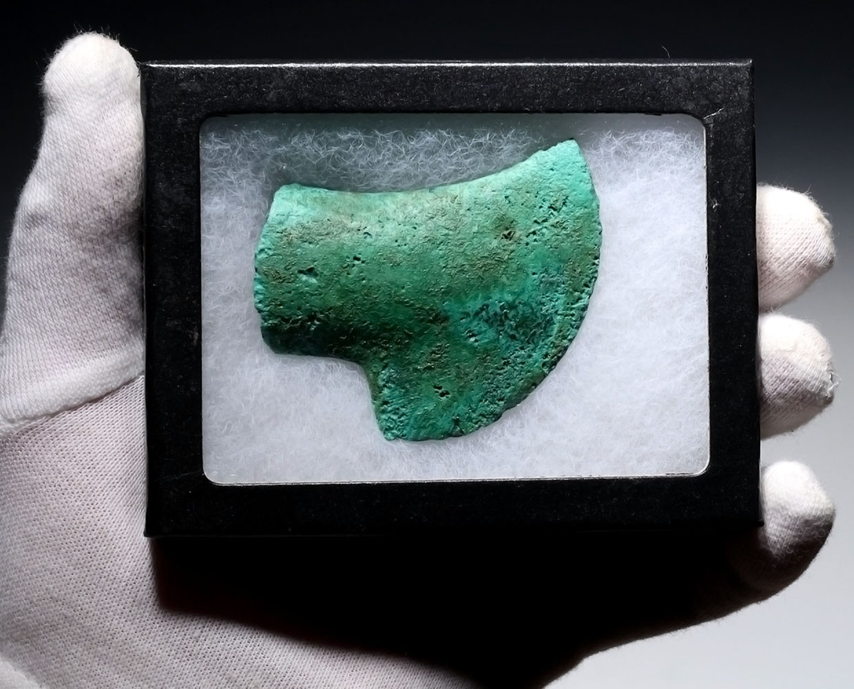 EXCELLENT ANCIENT LAC VIET BRONZE WAR AXE FROM THE SOUTHEAST ASIA DONG SON CULTURE  *SEA55