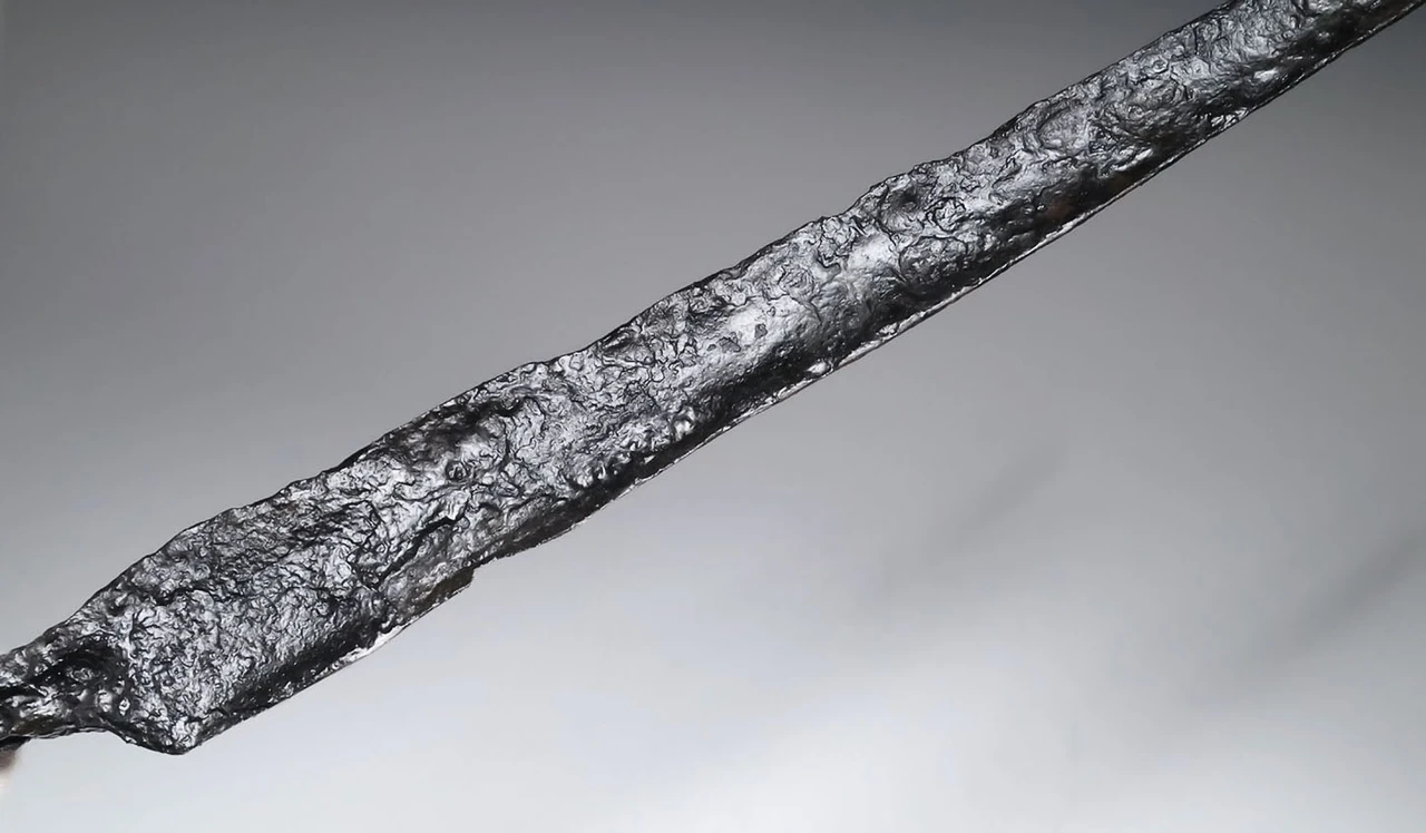 LARGE ANCIENT EARLY PERSIAN ACHAEMENID IRON KNIFE SHORT SWORD - PESH-KABZ KHYBER KNIFE PRECURSOR  *R357