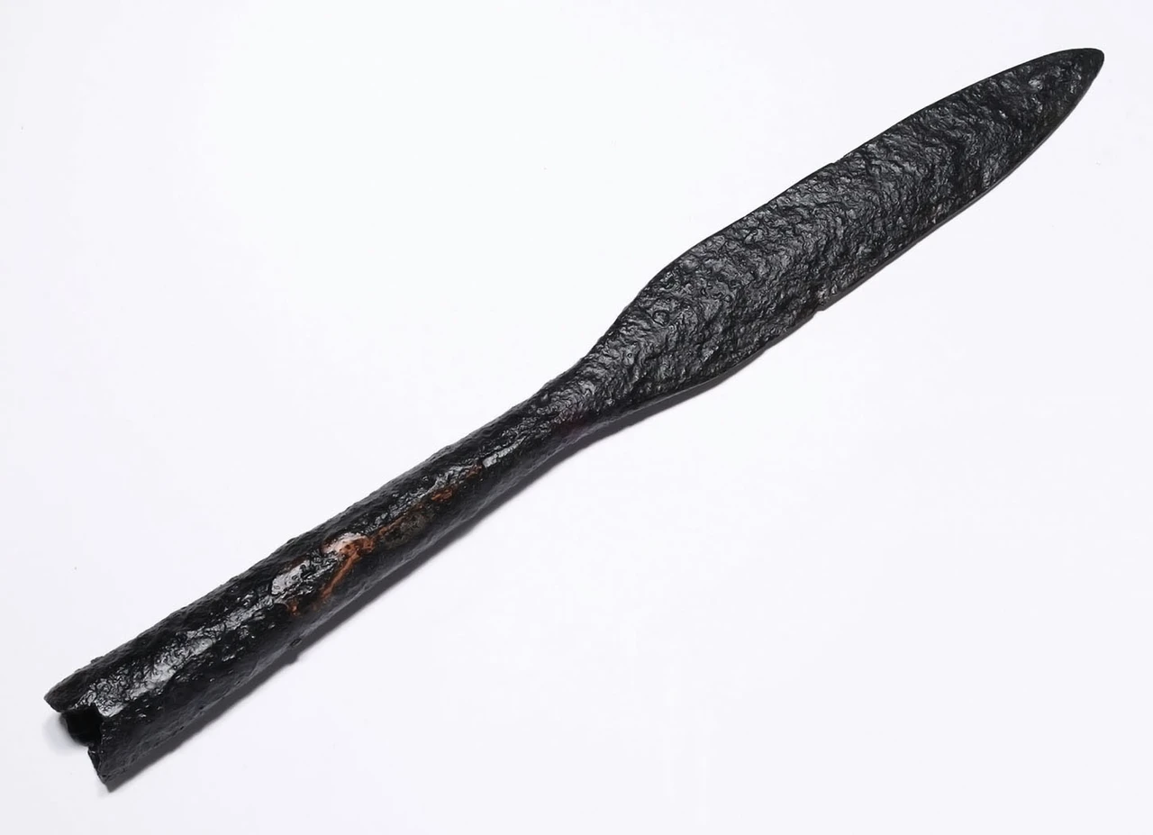 ANCIENT UMAYYAD EARLY ISLAMIC IRON CAVALRY THROWING JAVELIN SPEAR HEAD FROM THE ENEMY OF THE BYZANTINE ROMAN EMPIRE  *R358