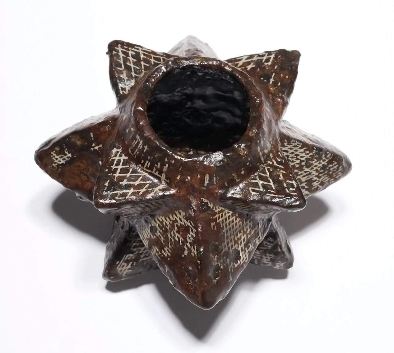 ULTRA RARE SILVER AND IRON DECORATED WAR MACE HEAD FROM A ROMAN BYZANTINE HEAVY CAVALRY  CATAPHRACT OFFICER  *R362