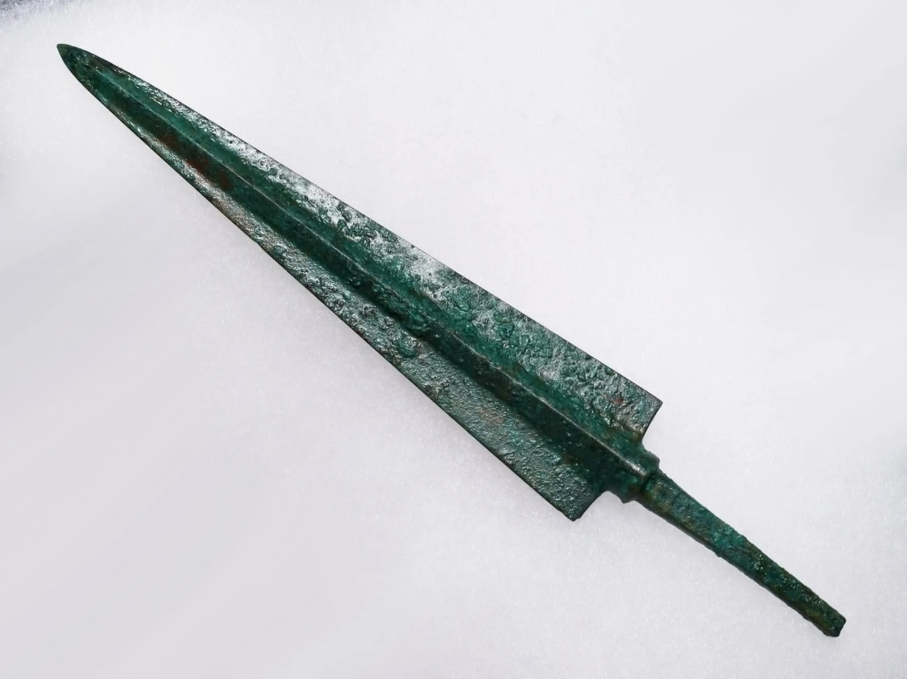 FINEST LARGE LURISTAN ANCIENT BRONZE ARMOR-PIERCING JAVELIN SPEARHEAD  *LUR493