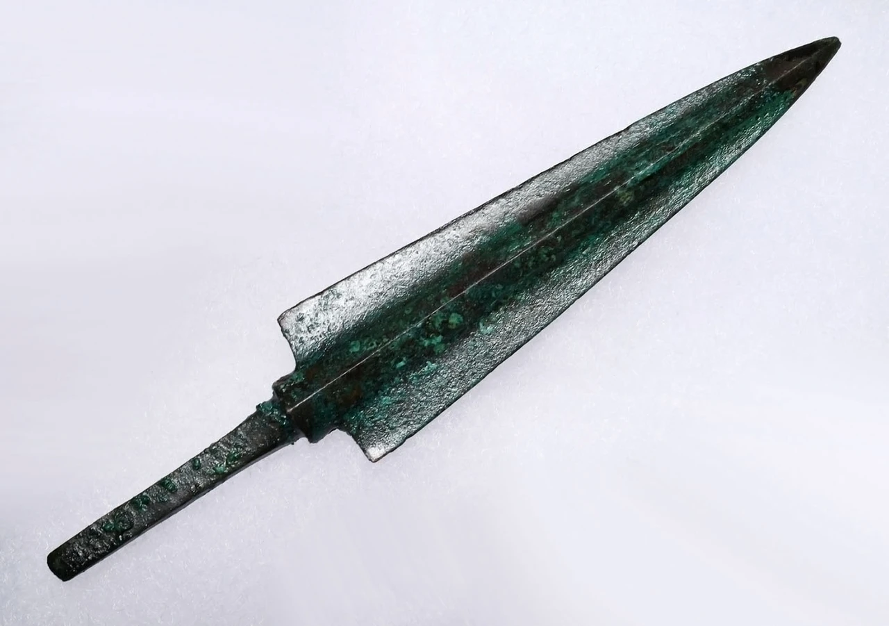 FINEST LURISTAN ANCIENT BRONZE ARMOR-PIERCING JAVELIN SPEARHEAD  *LUR492