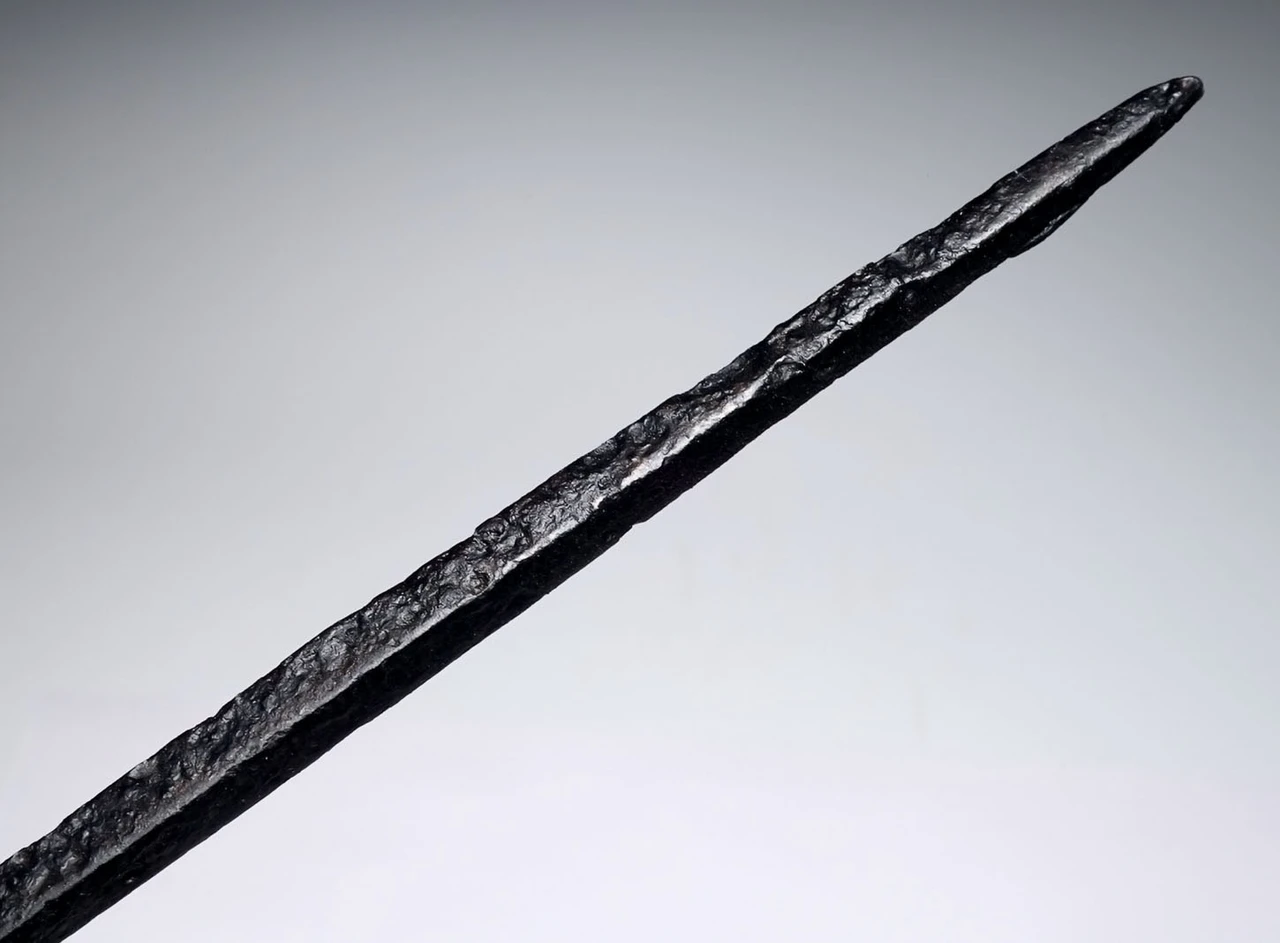 ANCIENT OTTOMAN CAVALRY ARMOR-PIERCING JAVELIN SPEARHEAD FROM THE BYZANTINE ROMAN CONFLICT  *R371