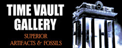 TIME VAULT GALLERY Superior Artifacts & Fossils