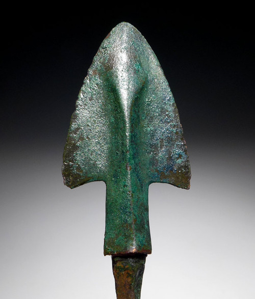 FINEST LARGE ANCIENT LURISTAN BRONZE BROADHEAD ARROWHEAD  *LUR157