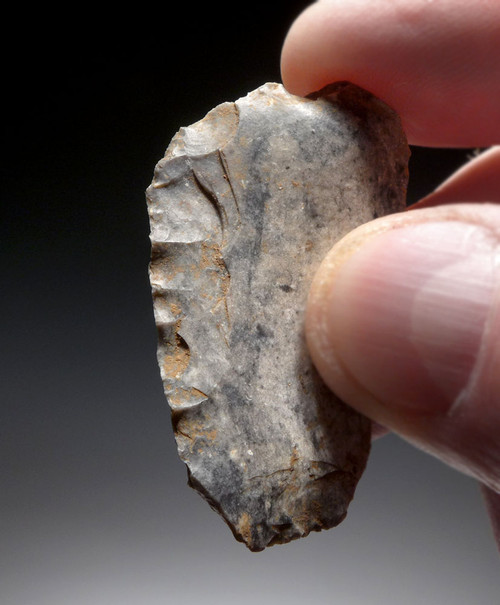 EXCEPTIONAL NEANDERTHAL FLINT MOUSTERIAN SIDE SCRAPER FLAKE TOOL FROM DORDOGNE FRANCE  *M459