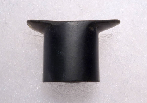 PARTIALLY FINISHED AZTEC OBSIDIAN LIP PLUG LABRET  *PC463