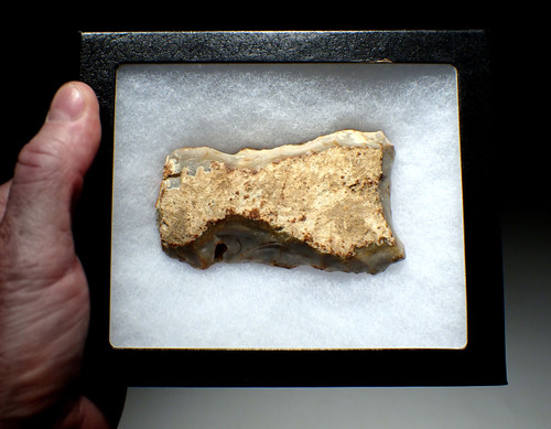 LARGE NEOLITHIC FLINT FLAKED TRANCHET AXE FROM THE FAMOUS SPIENNES SITE OF BELGIUM  *N286 LARGE NEOLITHIC FLINT FLAKED TRANCHET AXE FROM THE FAMOUS SPIENNES SITE OF BELGIUM  *N286