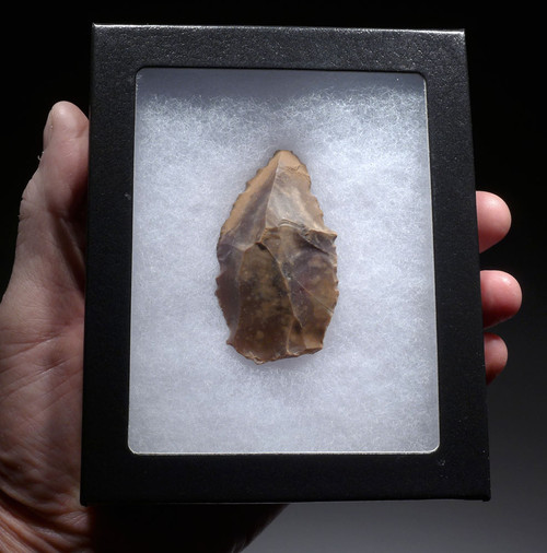 RARE AFRICAN MOUSTERIAN POINT SPEARHEAD FROM MIDDLE STONE AGE AFRICA  *M489 RARE AFRICAN MOUSTERIAN POINT SPEARHEAD FROM MIDDLE STONE AGE AFRICA  *M489