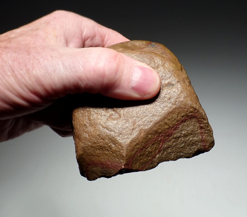 OUTSTANDING HOMO ERECTUS AFRICA MODE 1 OLDOWAN PEBBLE CHOPPER AXE WITH BROAD CUTTING EDGE  *PB204 OUTSTANDING HOMO ERECTUS AFRICA MODE 1 OLDOWAN PEBBLE CHOPPER AXE WITH BROAD CUTTING EDGE  *PB204