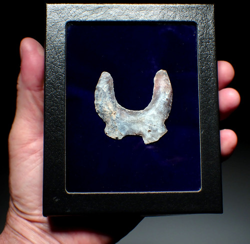 MAYAN PRE-COLUMBIAN BALL GAME YOKE STONE FLAKED ECCENTRIC EFFIGY  *PC599 MAYAN PRE-COLUMBIAN BALL GAME YOKE STONE FLAKED ECCENTRIC EFFIGY  *PC599