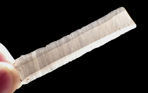 UNBROKEN AZTEC PRE-COLUMBIAN OBSIDIAN PRISMATIC BLADE FOR RITUAL BLOOD-LETTING SACRIFICE  *PC620