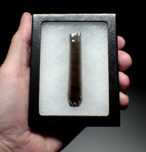 UNBROKEN AZTEC PRE-COLUMBIAN OBSIDIAN PRISMATIC BLADE FOR RITUAL BLOOD-LETTING SACRIFICE  *PC620