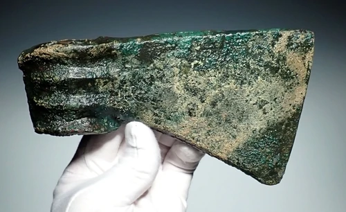 UNUSUALLY LARGE HEAVY LURISTAN BRONZE WAR AXE FROM THE ANCIENT NEAR EAST  *LUR435