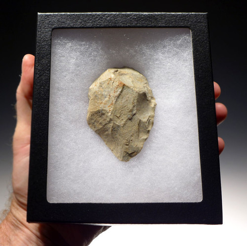 NEANDERTHAL MOUSTERIAN BIFACE HAND AXE FROM A FAMOUS MEGALITH SITE IN FRANCE *M322