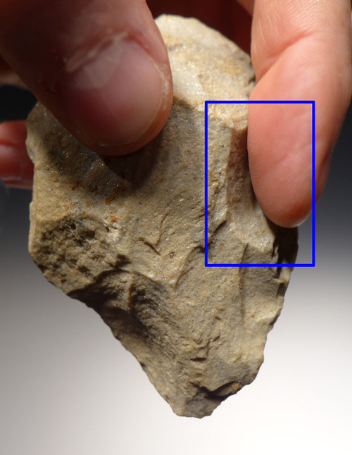 NEANDERTHAL MOUSTERIAN BIFACE HAND AXE FROM A FAMOUS MEGALITH SITE IN FRANCE *M322