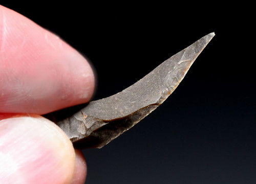 NEANDERTHAL MOUSTERIAN AWL PIERCER FLINT FLAKE TOOL FROM THE FRENCH ALPS OF LA FAURIE FRANCE  *M555