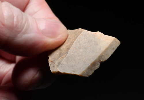 NEANDERTHAL MOUSTERIAN BLADE KNIFE FLINT FLAKE TOOL FROM THE FRENCH ALPS OF LA FAURIE FRANCE  *M552