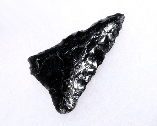 NAZCA HEADHUNTER PRE-COLUMBIAN OBSIDIAN ATLATL DART SPEARHEAD FROM THE MAKERS OF THE MYSTERIOUS NAZCA LINES  *PC697