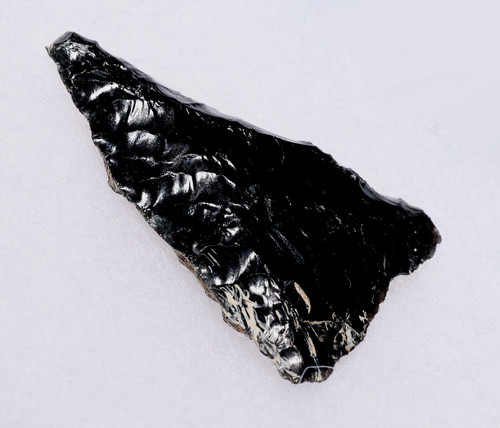 PREMIUM NAZCA HEADHUNTER PRE-COLUMBIAN OBSIDIAN ATLATL DART SPEARHEAD FROM THE MAKERS OF THE MYSTERIOUS NAZCA LINES  *PC691