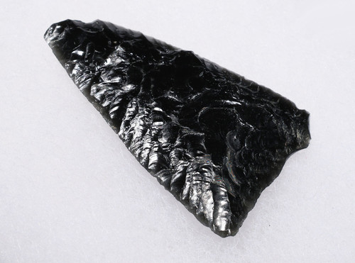 NAZCA HEADHUNTER PRE-COLUMBIAN OBSIDIAN ATLATL ARROWHEAD DART FROM THE MAKERS OF THE MYSTERIOUS NAZCA LINES  *PC688