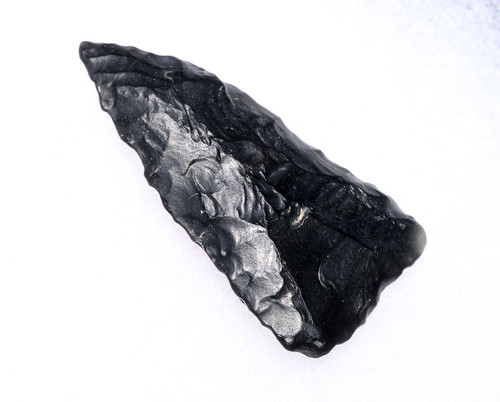 PREMIUM NAZCA HEADHUNTER PRE-COLUMBIAN OBSIDIAN ATLATL ARROWHEAD DART FROM THE MAKERS OF THE MYSTERIOUS NAZCA LINES  *PC696