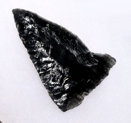NAZCA HEADHUNTER PRE-COLUMBIAN OBSIDIAN ATLATL ARROWHEAD DART FROM THE MAKERS OF THE MYSTERIOUS NAZCA LINES  *PC694
