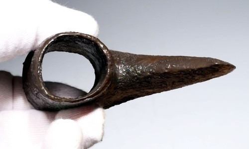 FUNCTIONAL ANCIENT LURISTAN BRONZE FIGHTING WAR AXE OF THE NEAR EAST  *LUR476