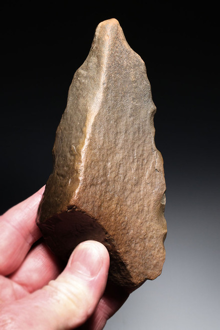 OLDEST PREHISTORIC STONE AGE KNIFE ACHEULEAN LOWER PALEOLITHIC BLADE MADE BY HOMO ERGASTER (ERECTUS) FROM AFRICA  *ACH496