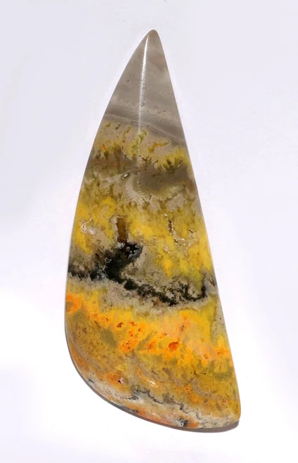 LARGE EXCEPTIONAL BUMBLEBEE JASPER CABOCHON GEMSTONE  *G30