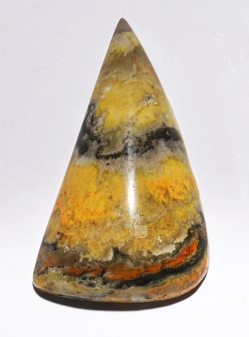 LARGE EXCEPTIONAL BUMBLEBEE JASPER CABOCHON GEMSTONE  *G38