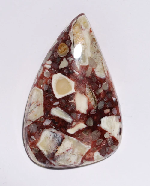 BRECCIATED MOOKAITE CABOCHON GEMSTONE  *G22