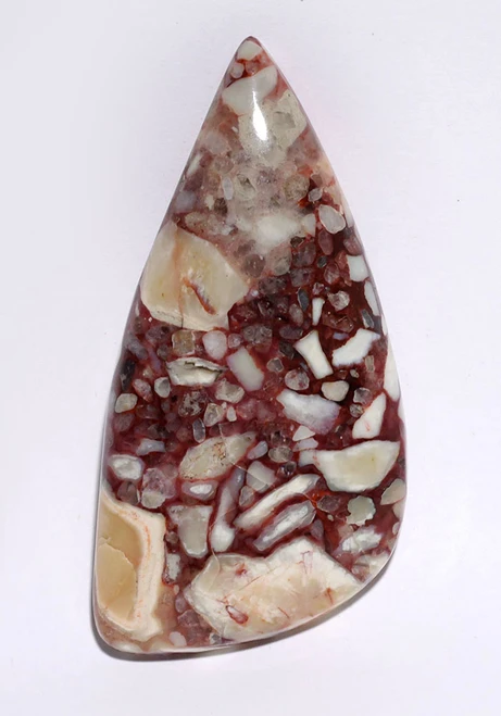 LARGE BRECCIATED MOOKAITE CABOCHON GEMSTONE  *G21