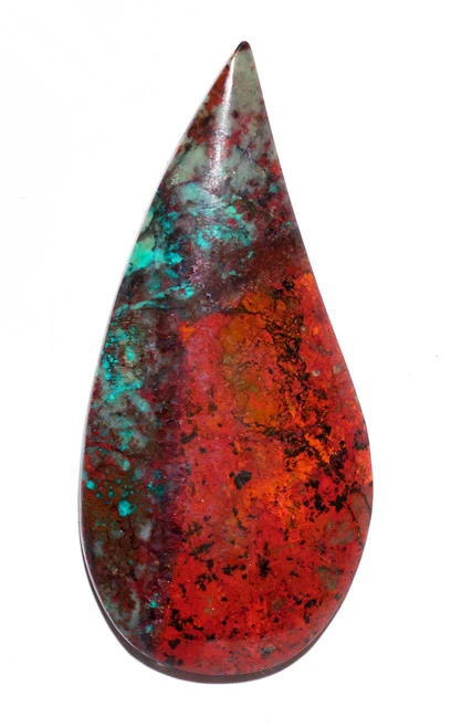 LARGE SONORA SUNRISE CHRYSOCOLLA CUPRITE CABOCHON GEMSTONE  *G62