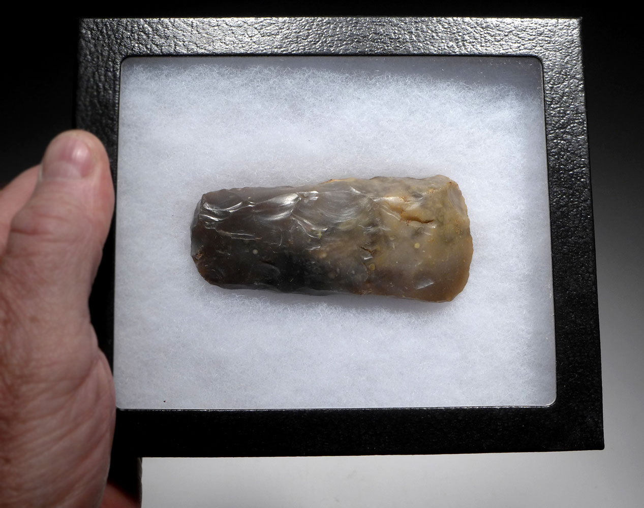 COLORFUL FLINT DANISH NEOLITHIC AXE FROM FUNEN DENMARK *N213