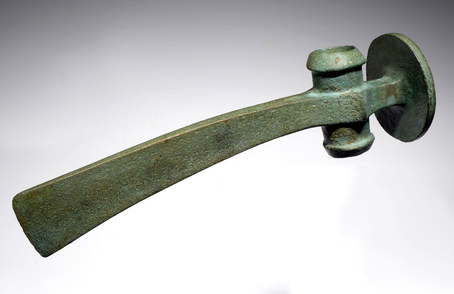RARE ANCIENT EUROPEAN BRONZE AGE DISK-BUTTED BATTLE AXE *CEL029