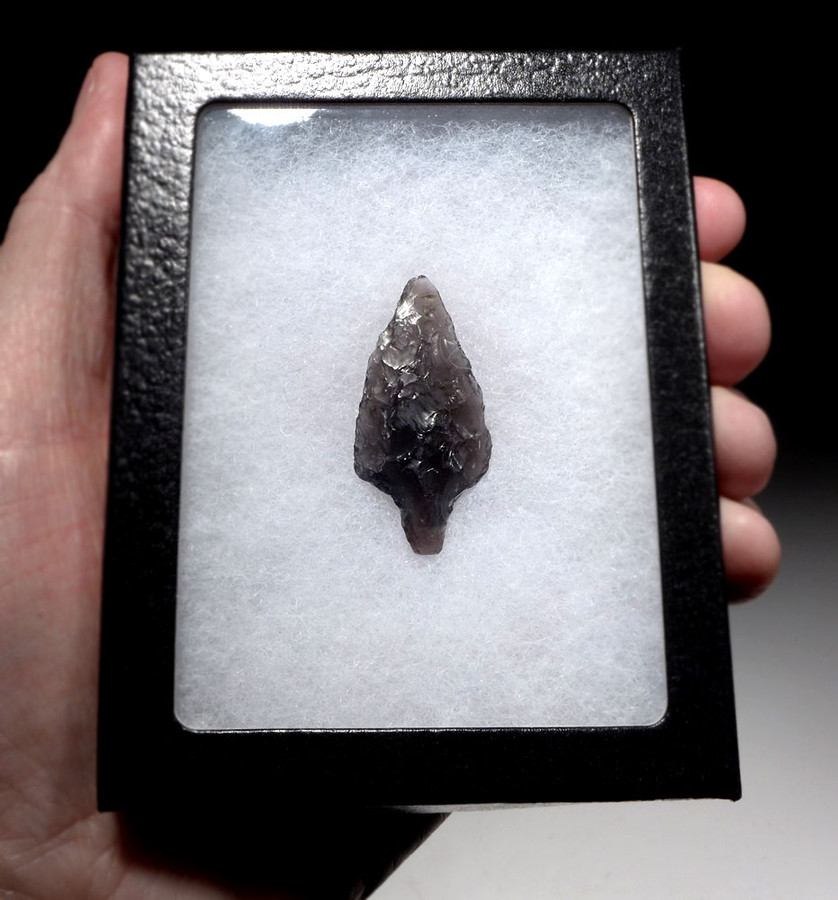 EXPERTLY MADE PRECOLUMBIAN OBSIDIAN ATLATL PROJECTILE POINT *PC312