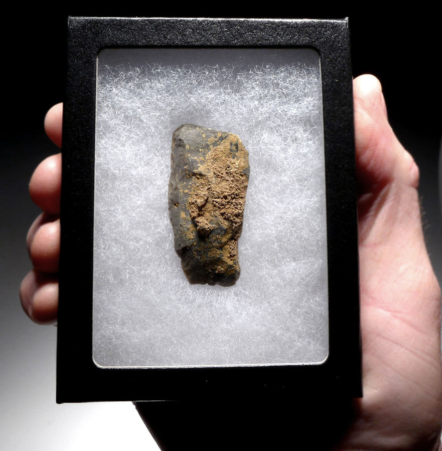 SUPERB DELICATE NEANDERTHAL FLINT SIDE SCRAPER MOUSTERIAN FLAKE TOOL ...