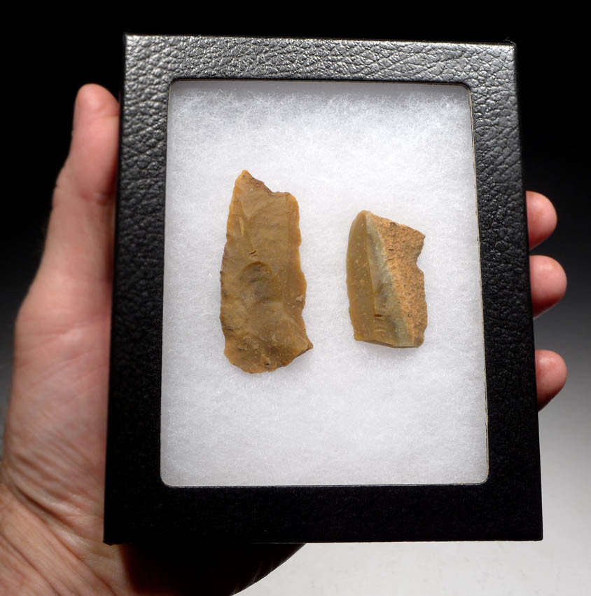 cro-magnon joints ep1 & ep2 セット TWO CRO-MAGNON AURIGNACIAN BLADE KNIFE FLAKE TOOLS FROM FRANCE