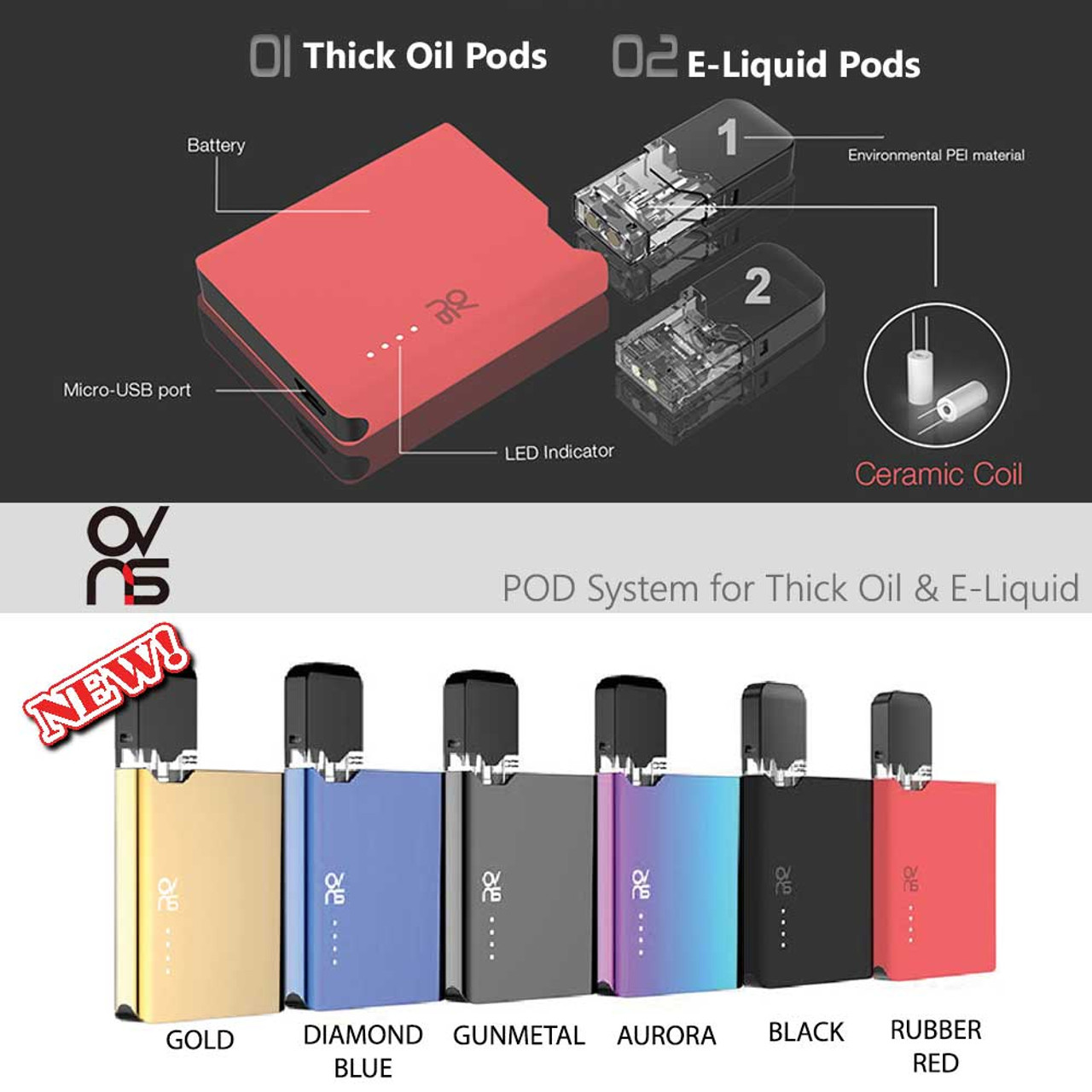 JC01 Ultra Portable Pod System | OVNS