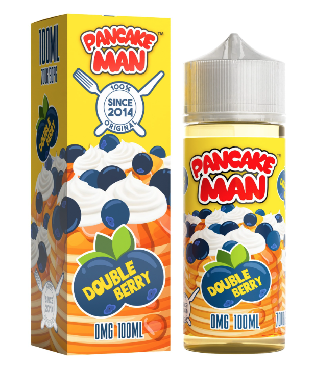 Pancake Man Double Berry | Vape BreakFast Classics | 100ml Pancake Man Double Berry | Vape BreakFast Classics | 100ml