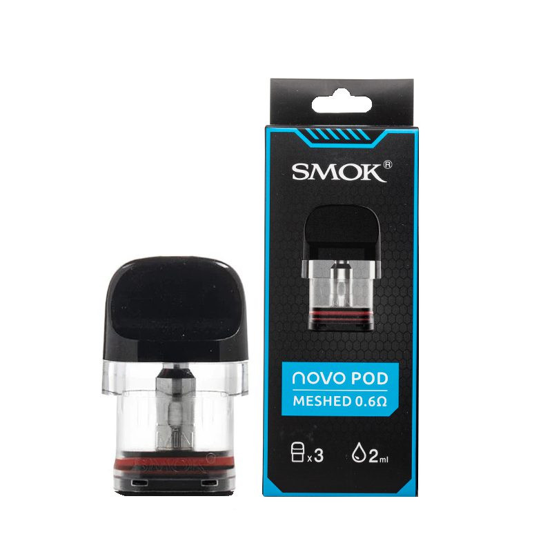 Novo Pod Mesh Replacement Pods (3/pk) | Smok | 0.6ohm Novo Pod Mesh Replacement Pods (3/pk) | Smok | 0.6ohm