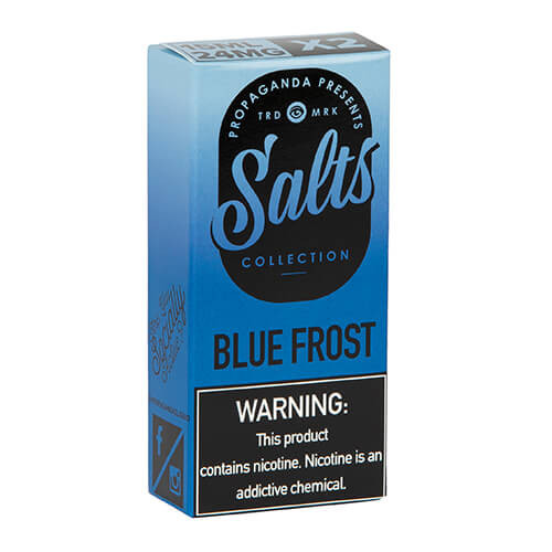 Nic Salt Propaganda Salts Blue Slushee (Frost) 30ml Vape Juice Wildfire Salt Nicotine Australia Nic Salt Propaganda Salts Blue Slushee (Frost) 30ml Vape Juice Wildfire Salt Nicotine Australia