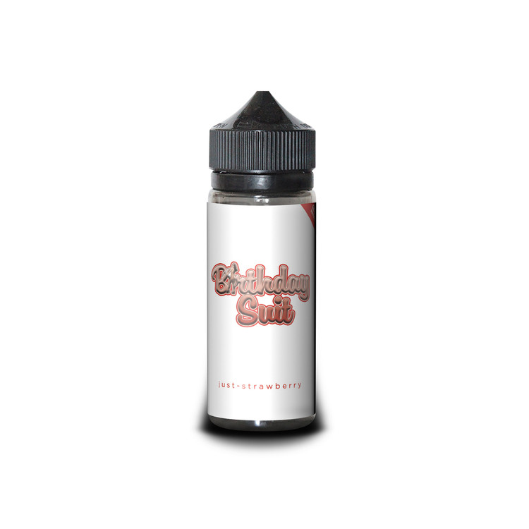 Just Strawberry | Birthday Suit by Virtue Vape | 60ml | Vapecentric Just Strawberry | Birthday Suit by Virtue Vape | 60ml | Vapecentric