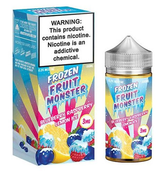 Blueberry Raspberry Lemon Ice | Frozen Fruit Monster | 100ml (Super Deal)