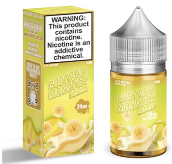 Banana SALT | Custard Monster by Jam Monster | 30ml (Super Deal)