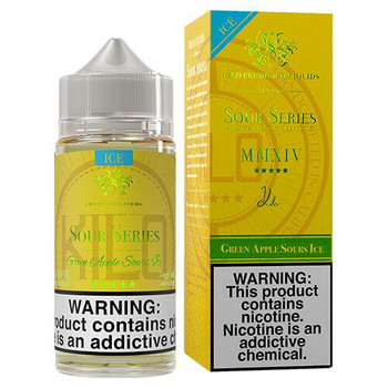 Green Apple Sour Straws Ice | Bazooka Sour Straws by Kilo | 100ml | 6mg (Super Deal)