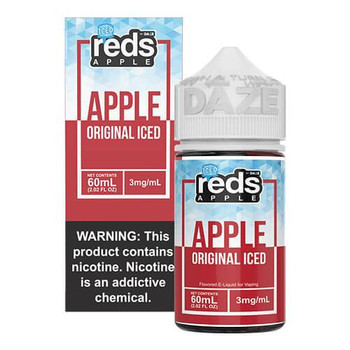 Reds Apple Iced | Reds Apple Ejuice by 7 Daze | 60ml (Closeout) Reds Apple Iced | Reds Apple Ejuice by 7 Daze | 60ml (Closeout)