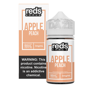 Apple Peach | Reds Apple Ejuice by 7 Daze | 60ml (Closeout) Apple Peach | Reds Apple Ejuice by 7 Daze | 60ml (Closeout)